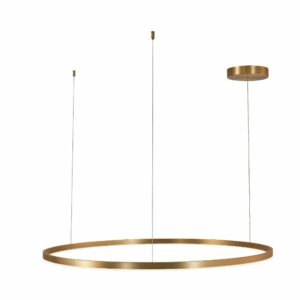 Lámpara de suspender MARTINICA - 105W - Acabado dorado - Luz cálida