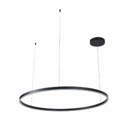 Lámpara de suspender MARTINICA - 105W - Acabado negro - Luz cálida