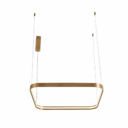 Lámpara de suspender LANZAROTE - 32W - Acabado dorado - Luz cálida