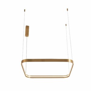 Lámpara de suspender LANZAROTE - 32W - Acabado dorado - Luz cálida
