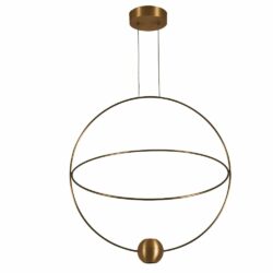 Lámpara de suspender DEIA - 26W - Acabado dorado - Luz cálida