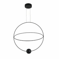 Lámpara de suspender DEIA - 26W - Acabado negro - Luz cálida