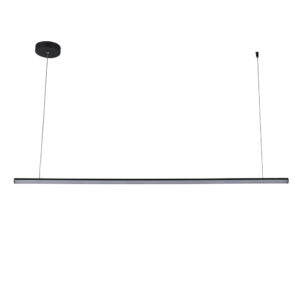 Lámpara de suspender EGADAS - 17W - Acabado negro - Luz cálida