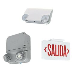 Lámparas de emergencia y Rótulos de salida